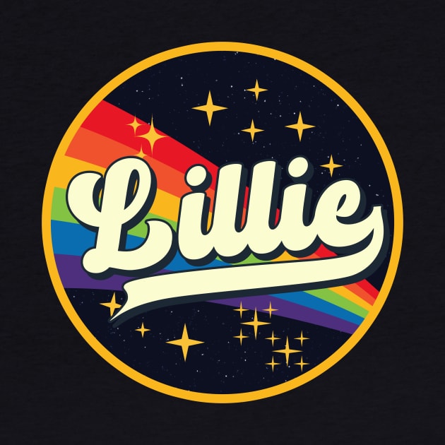 Lillie // Rainbow In Space Vintage Style by LMW Art